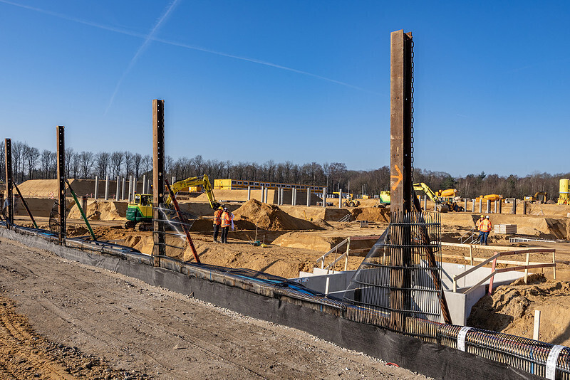 Foto bouwterrein