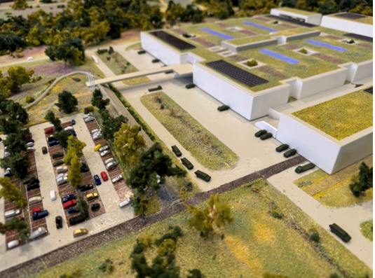 Foto van de maquette