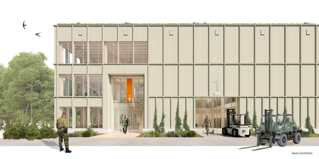 Sfeerafbeelding gebouw Bernhardkazerne
